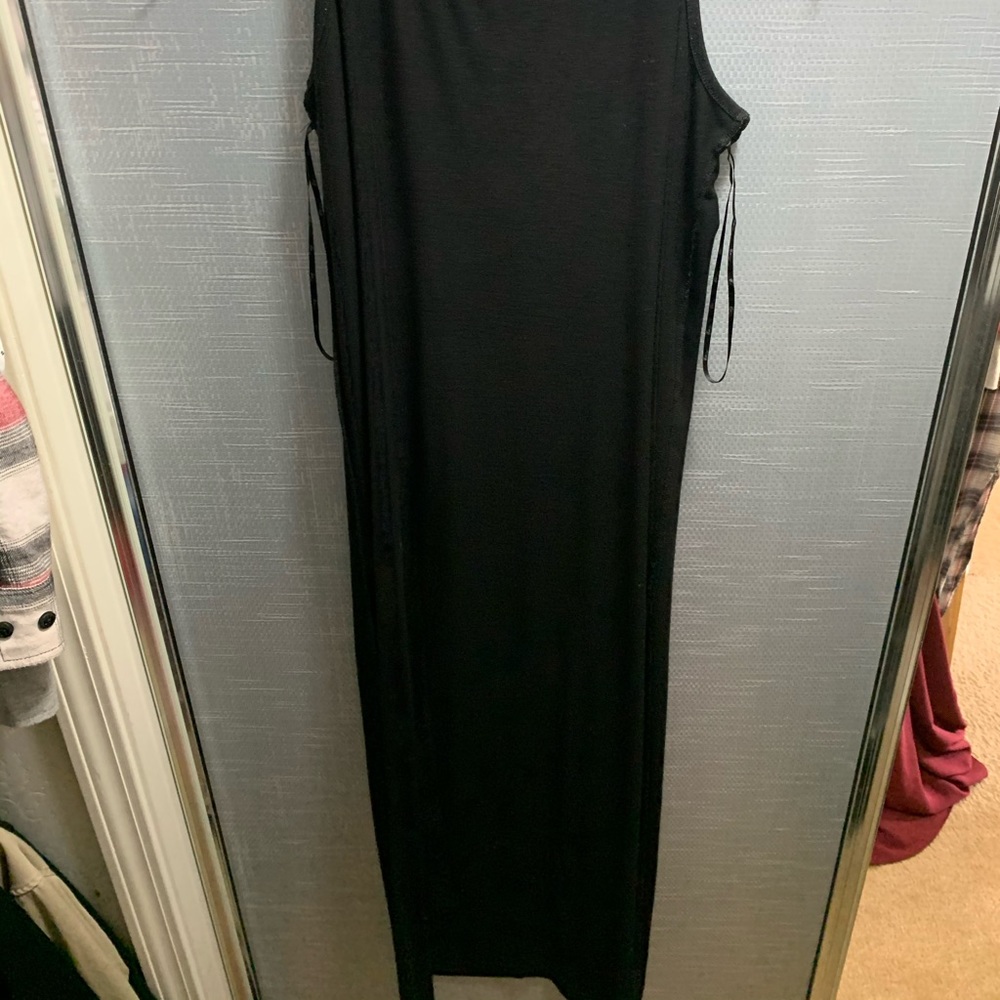 Long black maxi dress